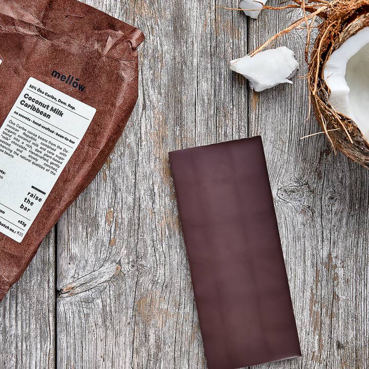 Mellow Chocolate - Venta al por mayor Chocolate - Chocolate vegano suave y rico con leche de coco1