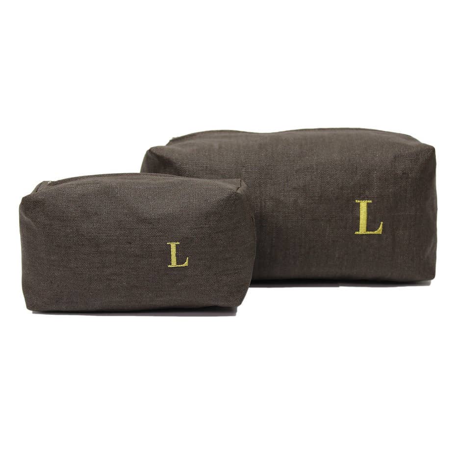 Giardino Segreto – bolsa de maquilhagem e cosméticos por atacado – Conjunto personalizável de nécessaire de linho com resistência a manchas4