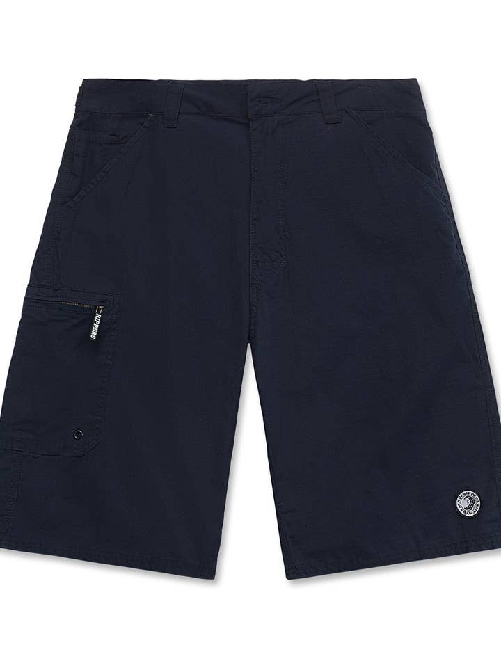Black 23" Cargo Ripstop Walkshort for wholesale by Maui Rippers