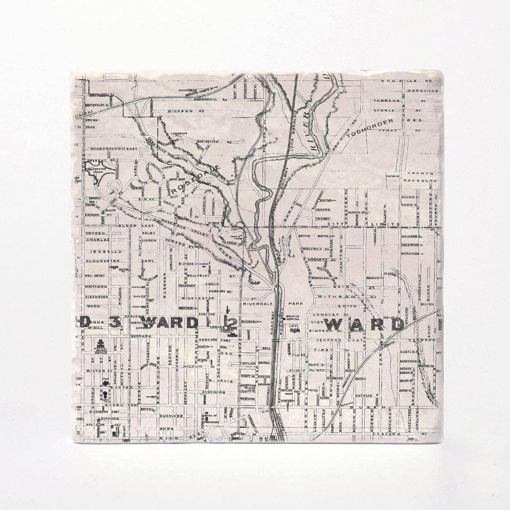 Versatile Coasters Canada - Wholesale Coasters - Toronto 1901 Maps5