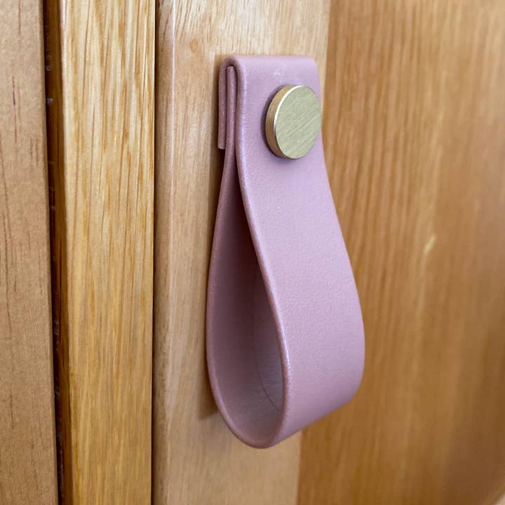 Skylos Collective - Wholesale Knob/Pull - Vegan Leather Cupboard Door Drawer Pull13