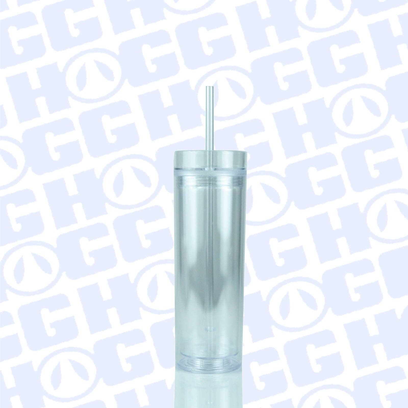 Hogg Outfitters - Venta al por mayor Vaso termo - Vaso delgado acrílico con globo de purpurina de 475 ml3