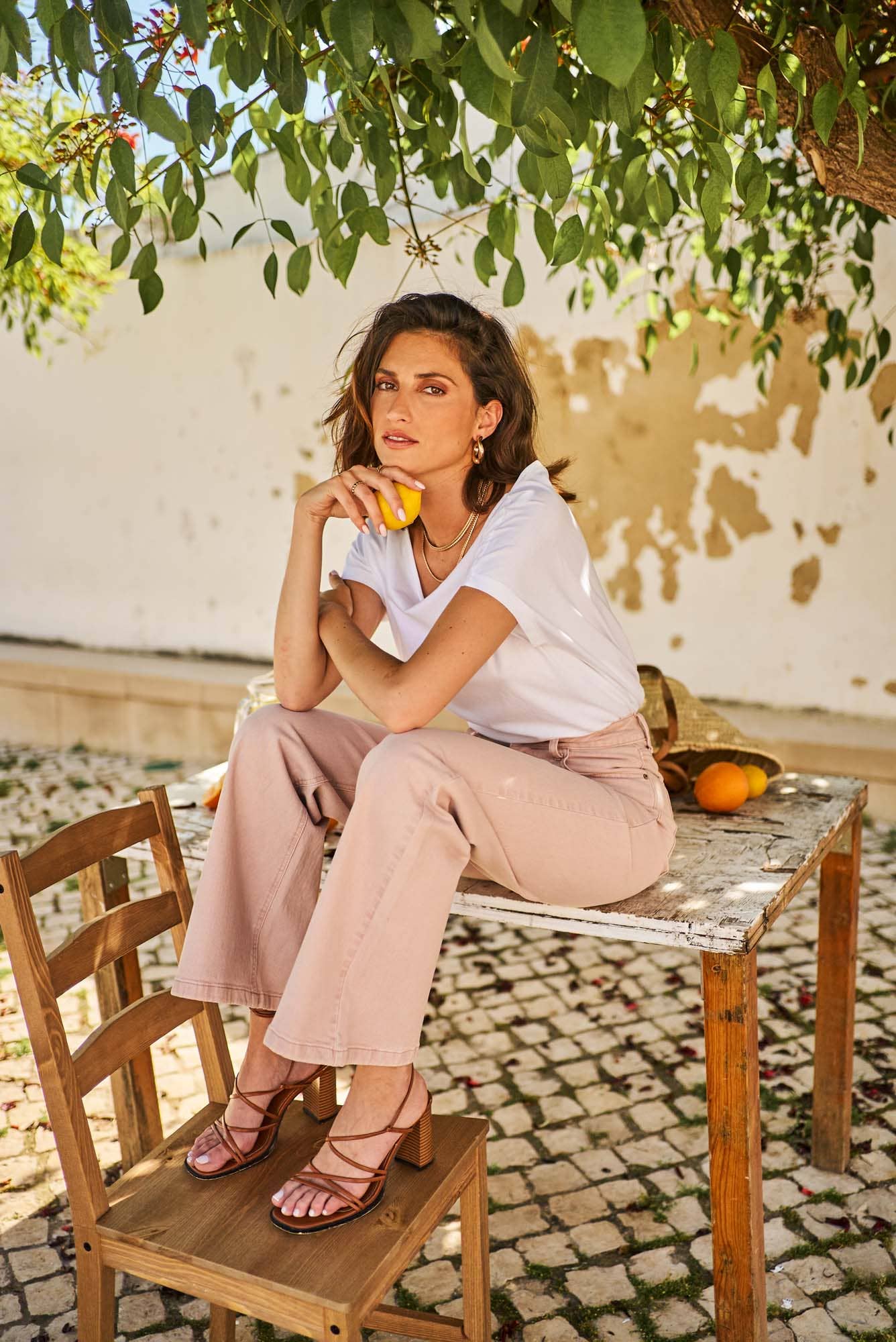 Oraije Paris - Vendita all'ingrosso Jeans - Donna - Jeans Barbara a gamba larga47