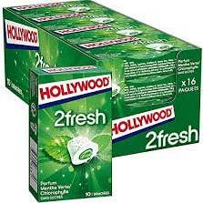 HOLLYWOOD Chicle 2Fresh - Menta Verde para venta al por mayor de 123bonbon