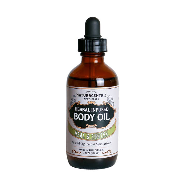 Naturacentric – wholesale Bath/body oil – Heal & Soothe Herbal Infused Body Oil0