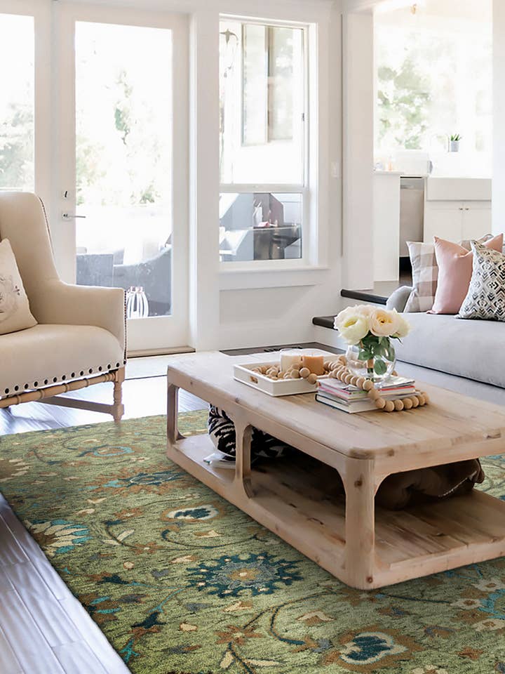 Chancellor Collection Sage 5'x7'9" Rectangle Area Rug for wholesale by contempo fashion