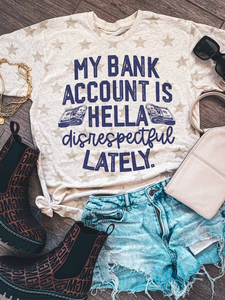 Mijn bankrekening is hij... de laatste tijd respectloos voor wholesale door Hectic Rebellion