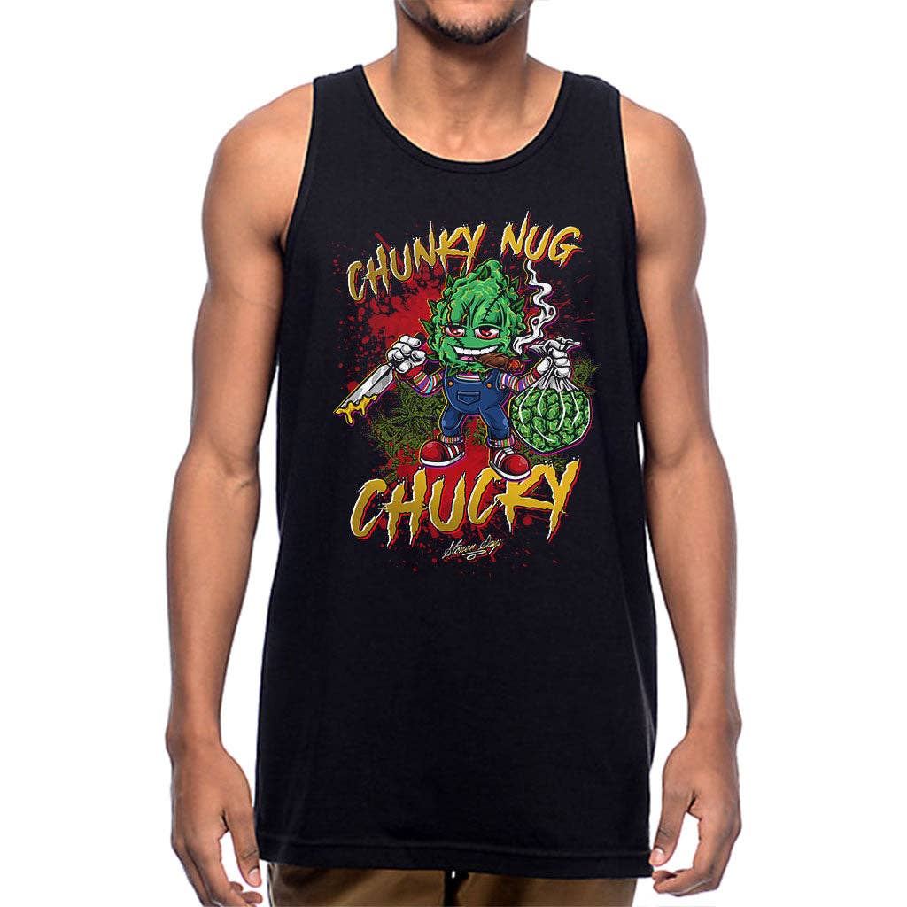 StonerDays Apparel - Venta al por mayor Camiseta de tirantes - Hombre - Camiseta Tirantes Chucky Chunky Nug