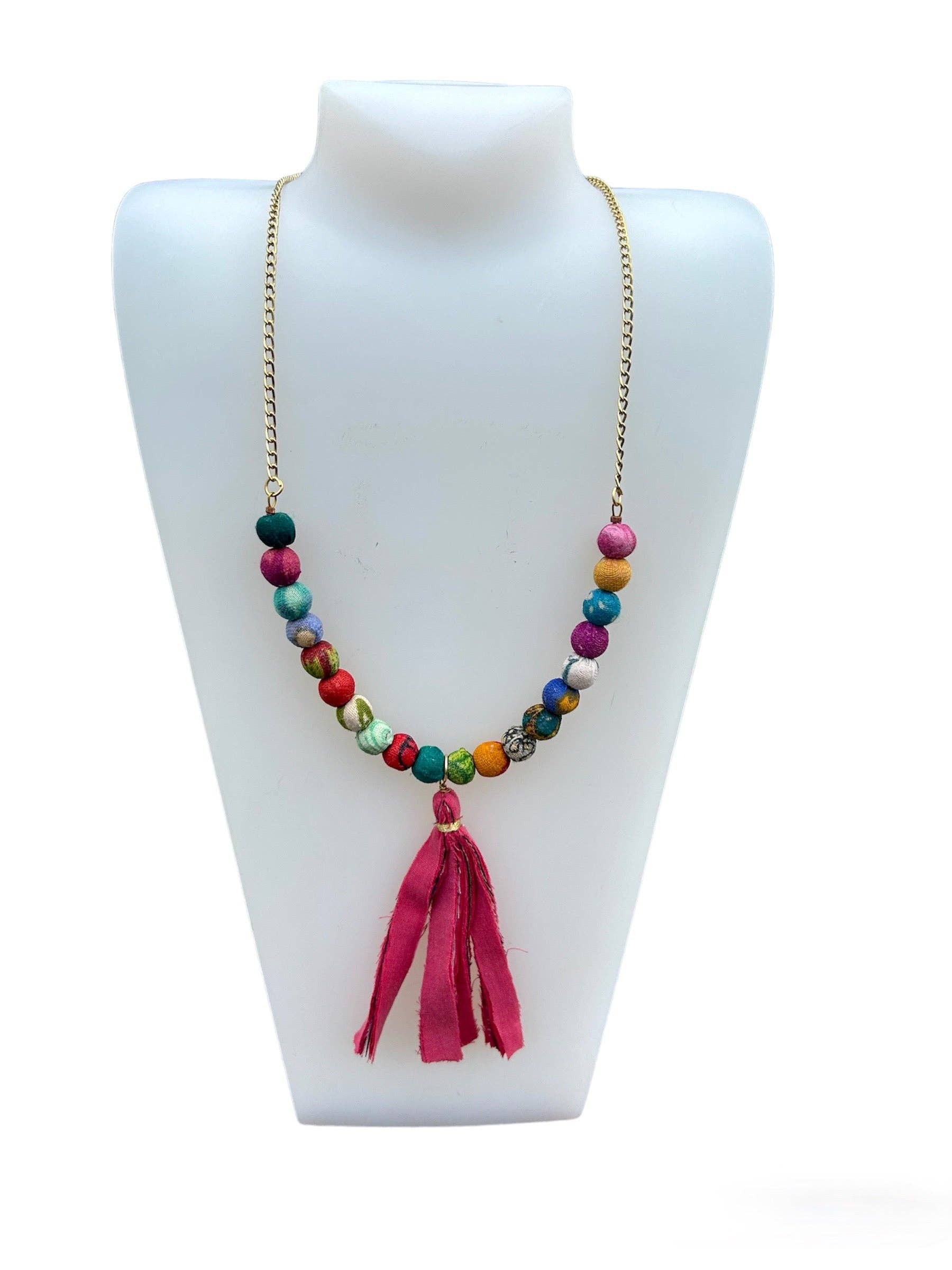 Hopes Unlimited - Vente Collier de perles - Collier Festival Fringe1