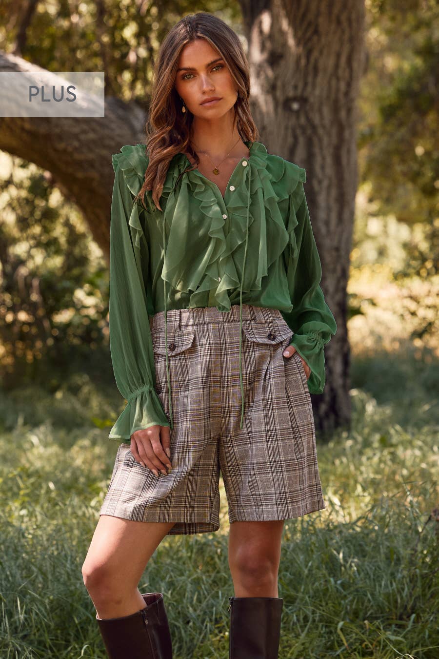 Oddi - Wholesale Blouse - Women's - Plus Sheer Chiffon Blouse7