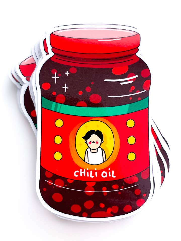 Chili Oil Asian Sticker for wholesale by SimplyMKO