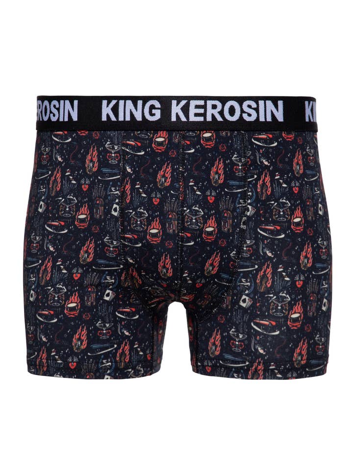 Boxer shorts "Rock 'n' Roll" for wholesale by KING KEROSIN