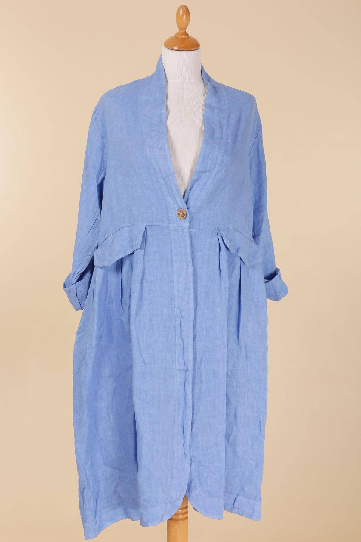 la maison des fibres naturelles - Wholesale Jacket - Women's - 62411 100% linen jacket made in Italy25