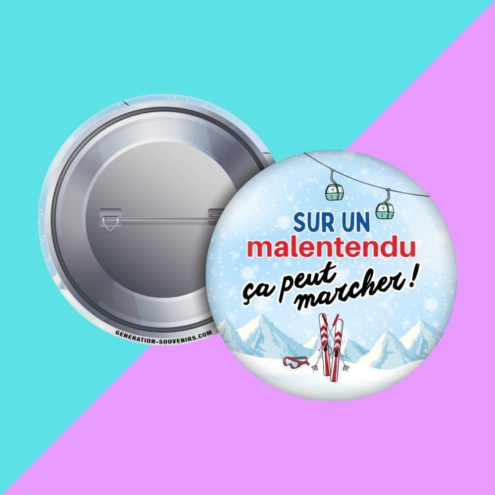 Génération Souvenirs - Wholesale Lapel Pin/Button - Badge - On a misunderstanding it can work0