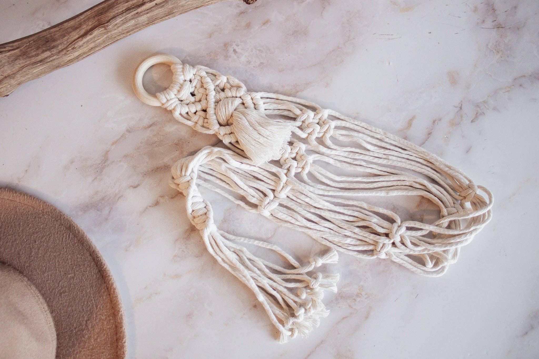 Modern Bo Studio - Wholesale Hat Rack - "Dakota" - Macrame Hat Hanger3