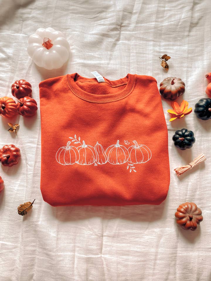 Sudadera de calabaza- Otoño- Halloween para venta al por mayor de Creative 1324