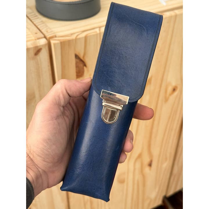 A. M. Aiken - Wholesale Humidor/Cigar Accessory - Leather Cigar Case with Optional Cigar Tubes2