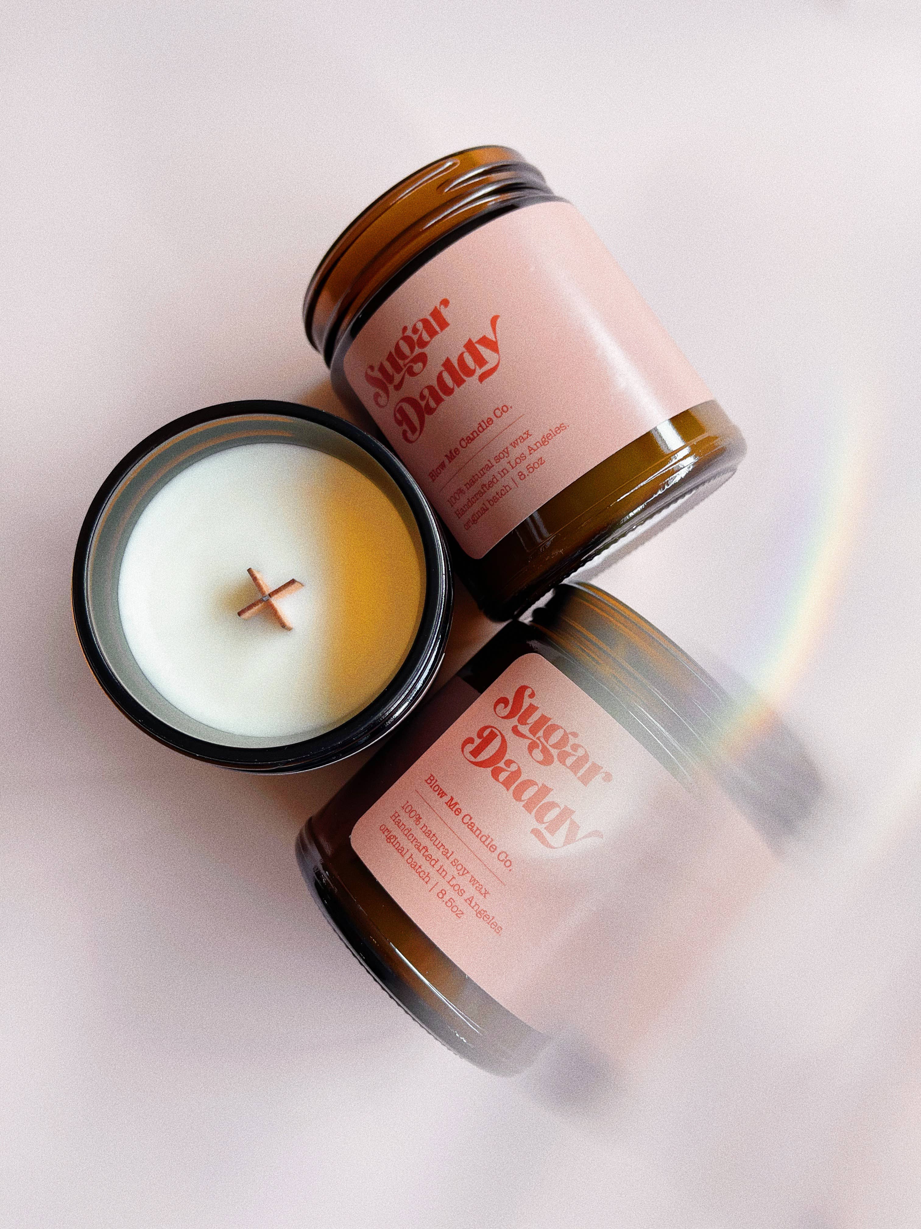 Blow Me Candle Co. - Wholesale Jar/Filled Candle - Sugar Daddy1