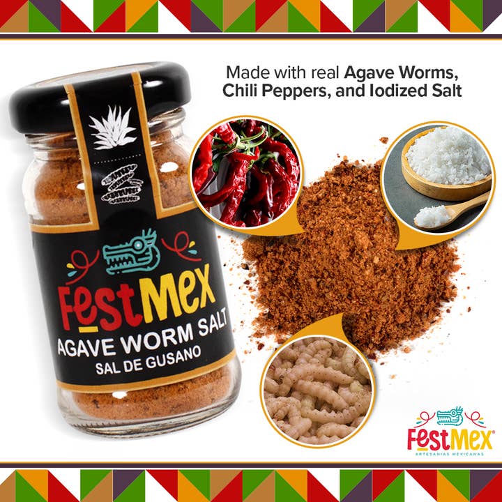 FESTMEX – wholesale Salt – Sal de Gusano Agave Worm Salt