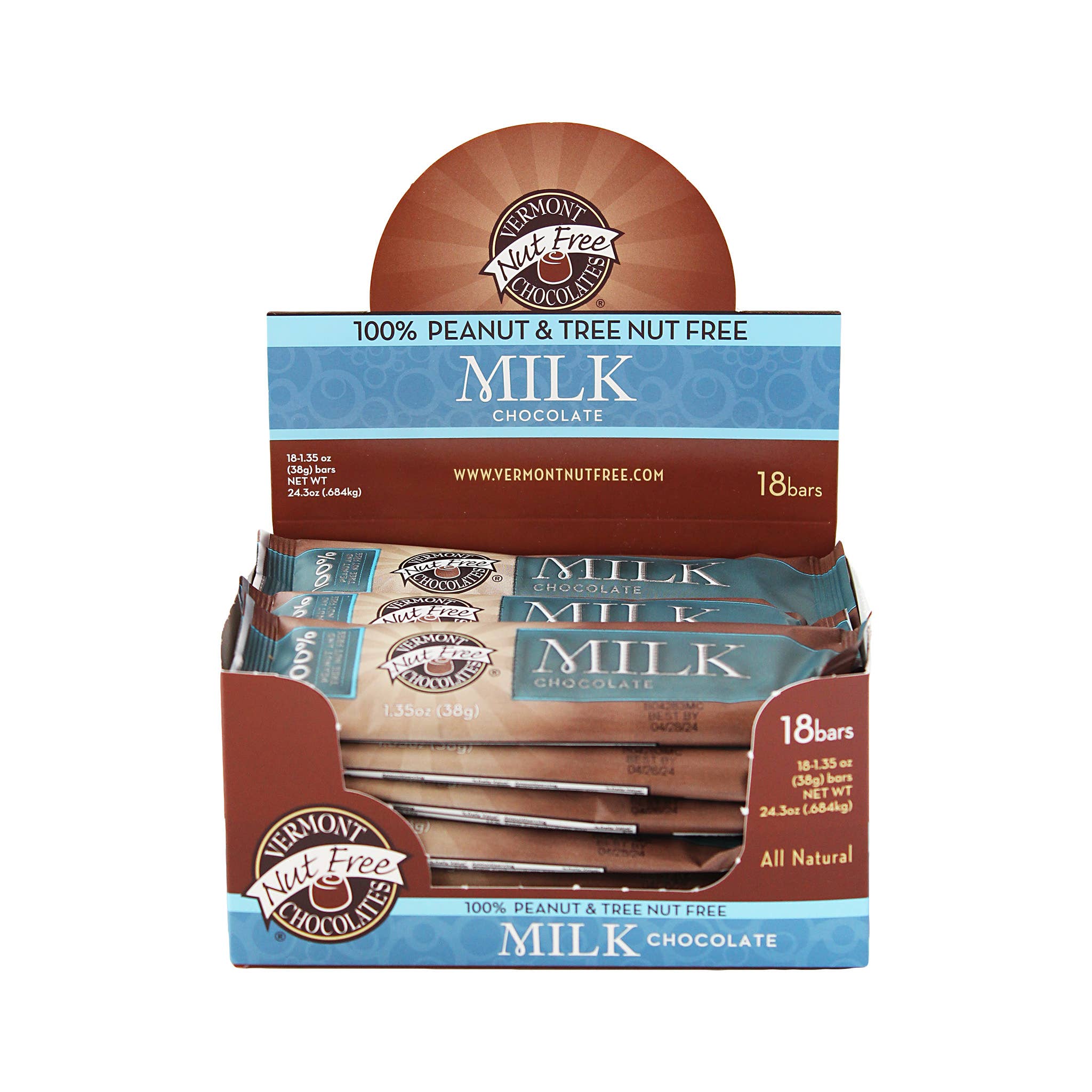 Vermont Nut Free Chocolates - Wholesale Chocolate Bar - Small Chocolate Bars1