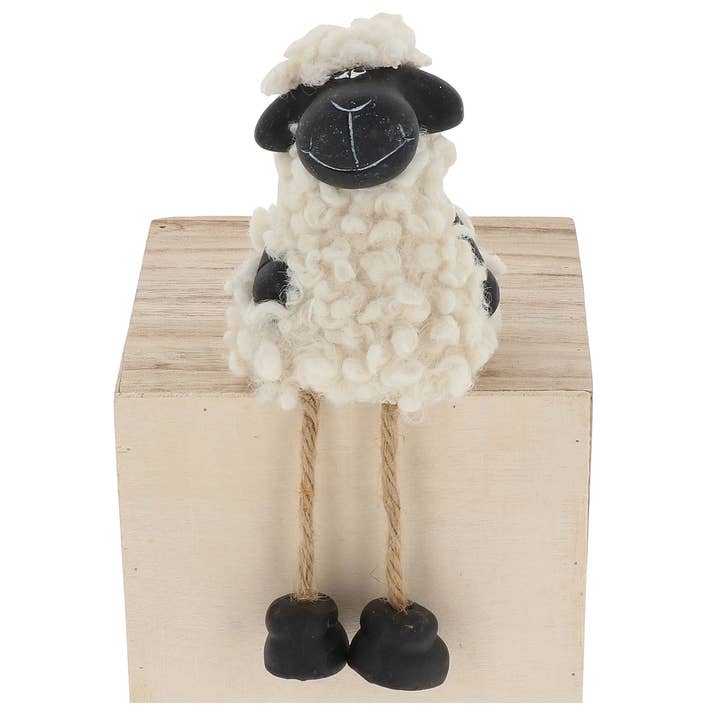 Joe Davies - Wholesale Decorative Figurine - Black Faced Sheep Dangly Leg Small1