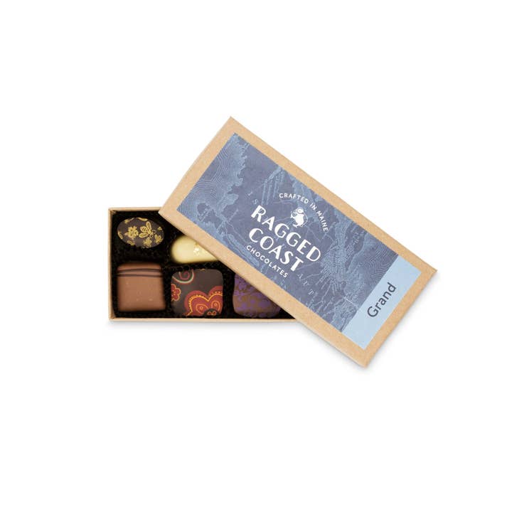 Ragged Coast Chocolates - Wholesale Chocolate Box - Grand Assortment of Milk and Dark Chocolate Truffles8