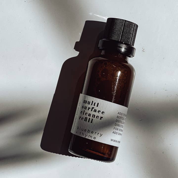 Ricarica: detergente multi superficie - Mirtillo e timo per la vendita all'ingrosso da parte di Howard Soap Company