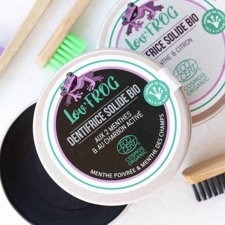 Novela Global - Wholesale Toothpaste - Lov'frog 100% natural mint & lemon solid toothpaste1