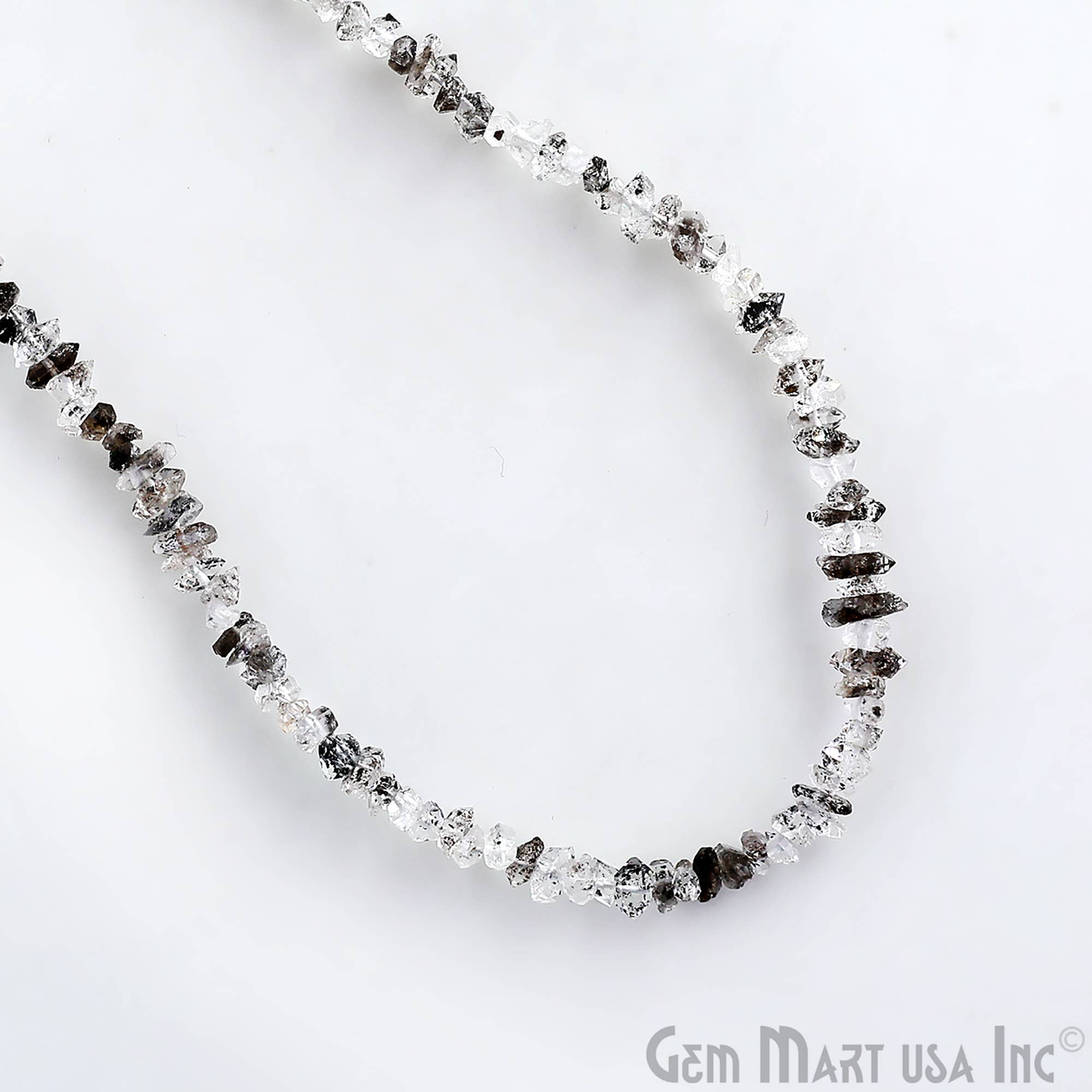 GemMartUSA - Wholesale Beads - Herkimer Diamond Chip Beads, Natural Gemstone, 16 Inch4
