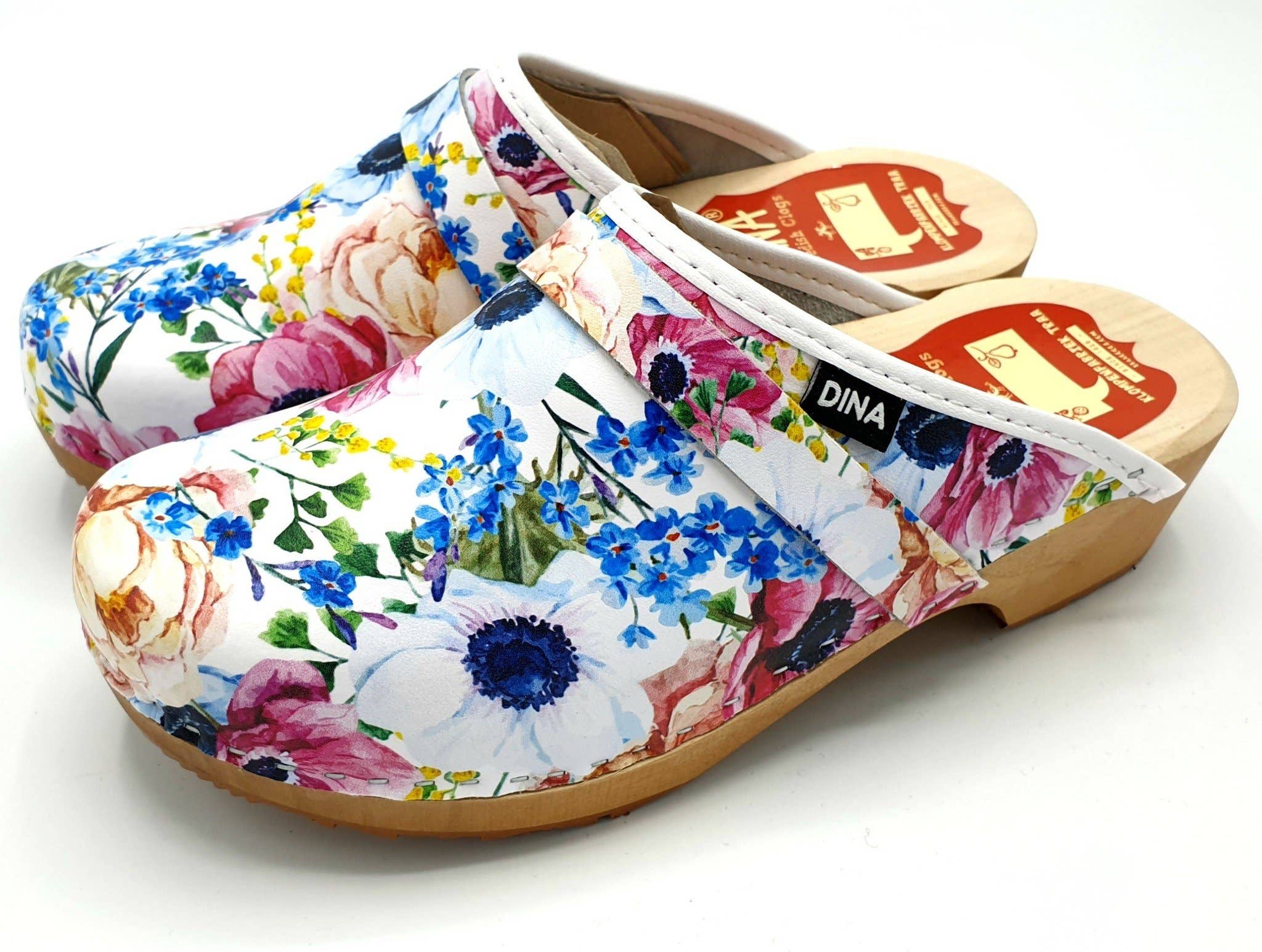 TRAAGOODS.COM - Wholesale Clogs - Women's - Swedish Clogs Flower Party1