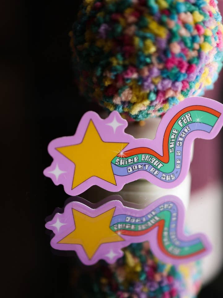 Shine Bright Sticker for wholesale by The Carrshop