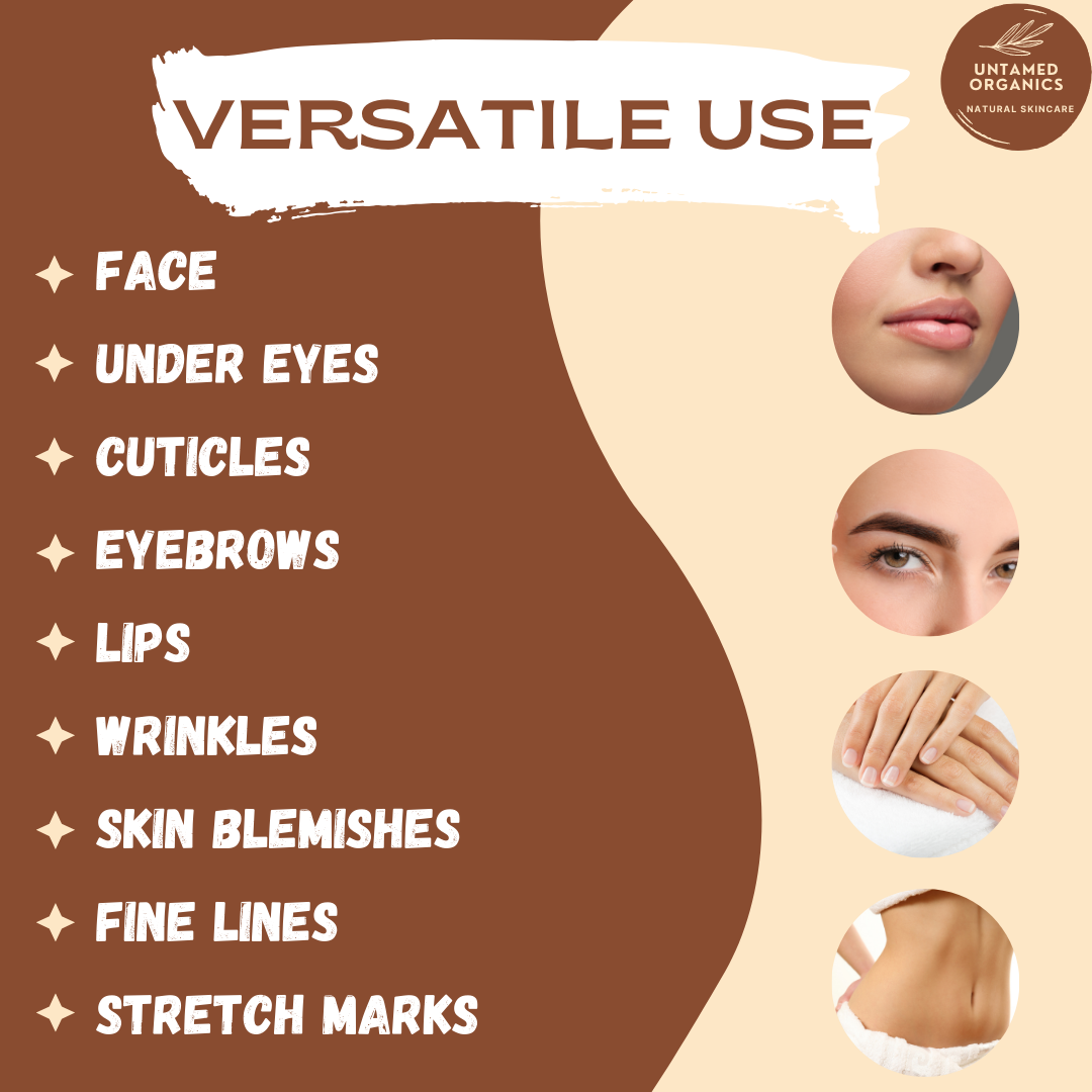 Untamed Organics - Wholesale Facial Oil - Organic Castor & Frankincense Oil Roller 10 mL Glass Bottle7