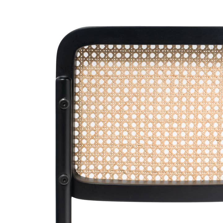 Vertuu Design Inc. - Wholesale Chair - Auden Black, Cane Back Dining Chair (Min/2)8