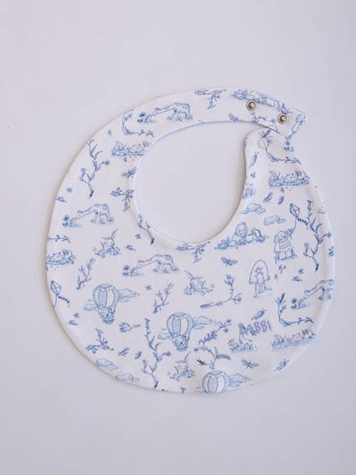 Bib - Toile De Jouy/Blue for wholesale by Atelier Babbi