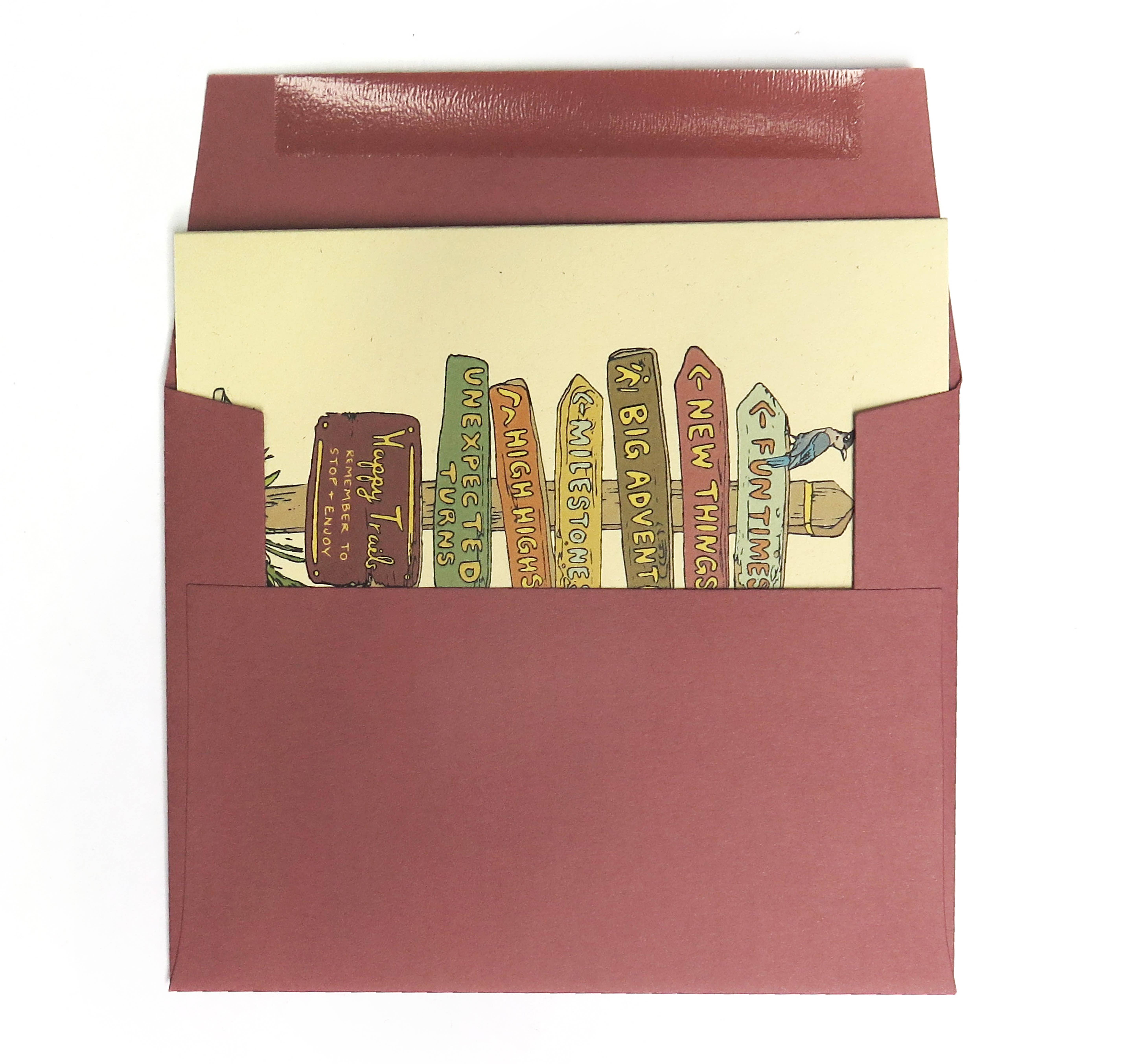 Wild Life Illustration Co. – Engroshandel Fødselsdagskort – Glade Trails Card1