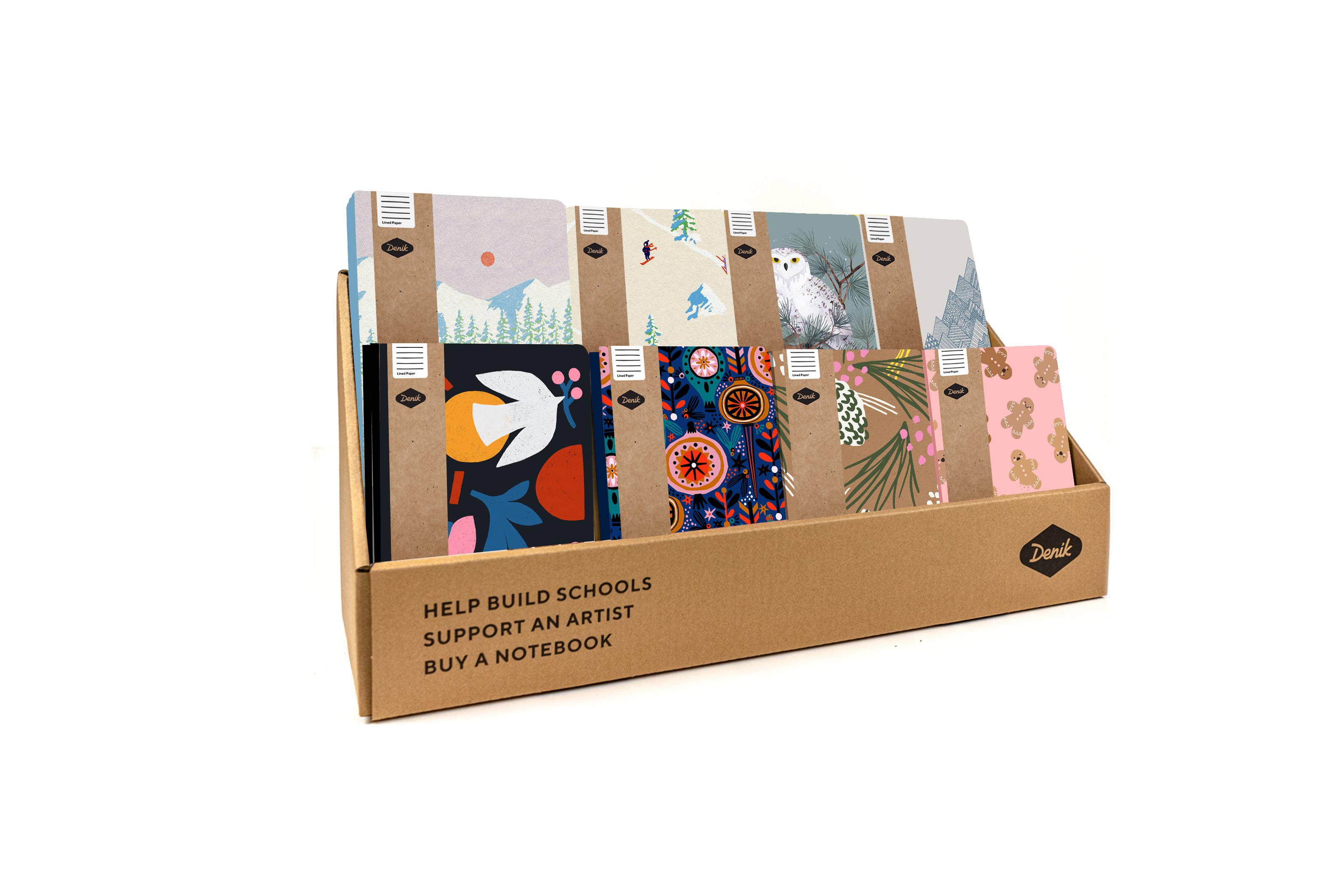 Denik - Wholesale Retailer Display - Paper & Novelty - Retail Display- 1 Free with Purchase $300. Must add to cart5