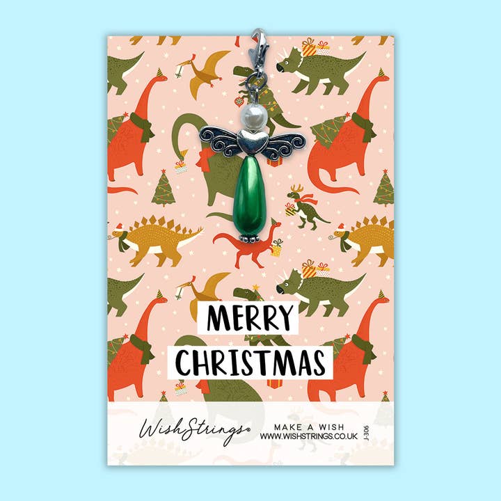 DINOSAURO NATALIZIO - Clip Wish Angel (J306) per la vendita all'ingrosso da parte di WishStrings