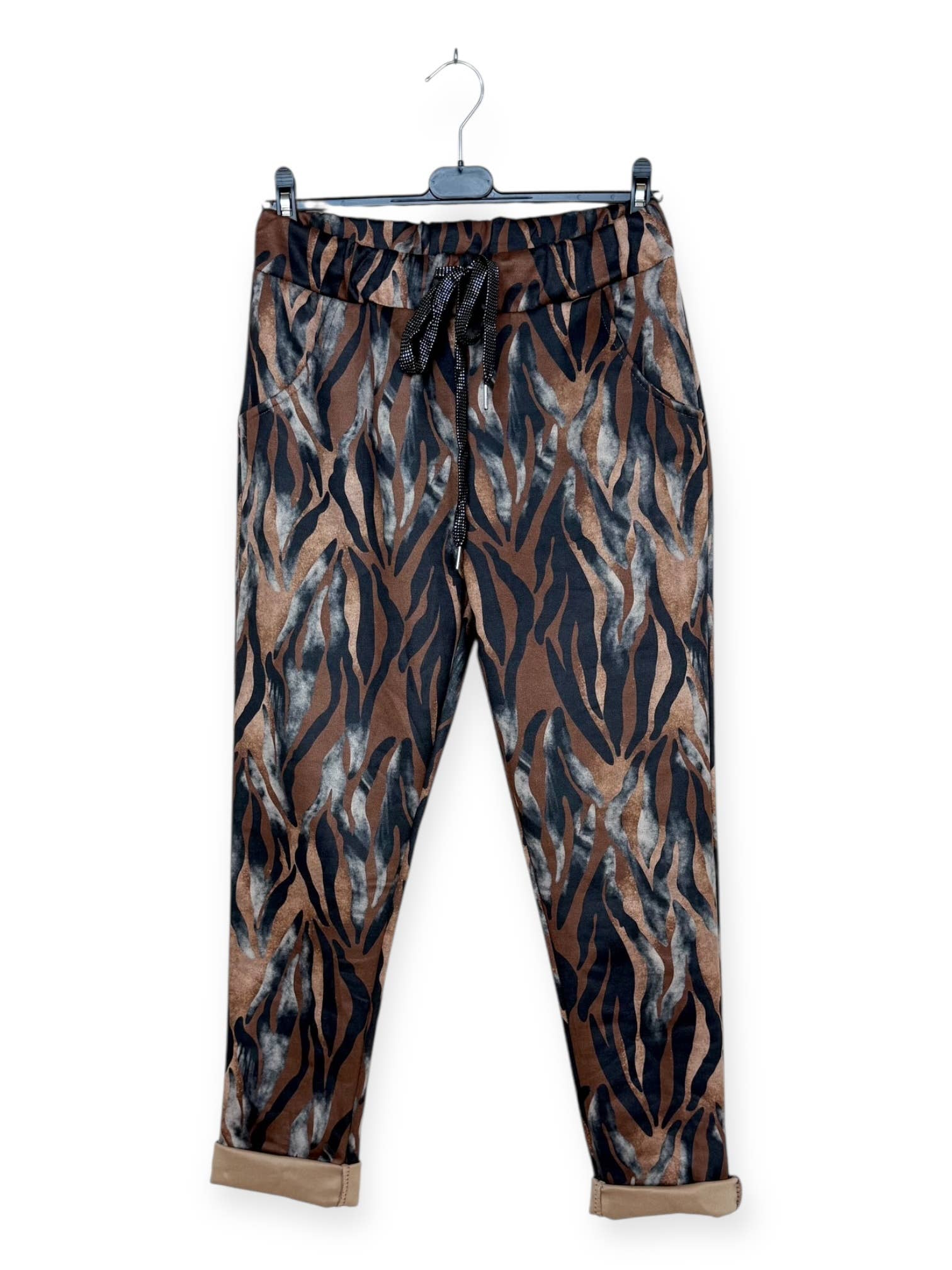 Lucky Nana - Vente Pantalon – femme - AH 3107 - Panta-jogg à Motifs24