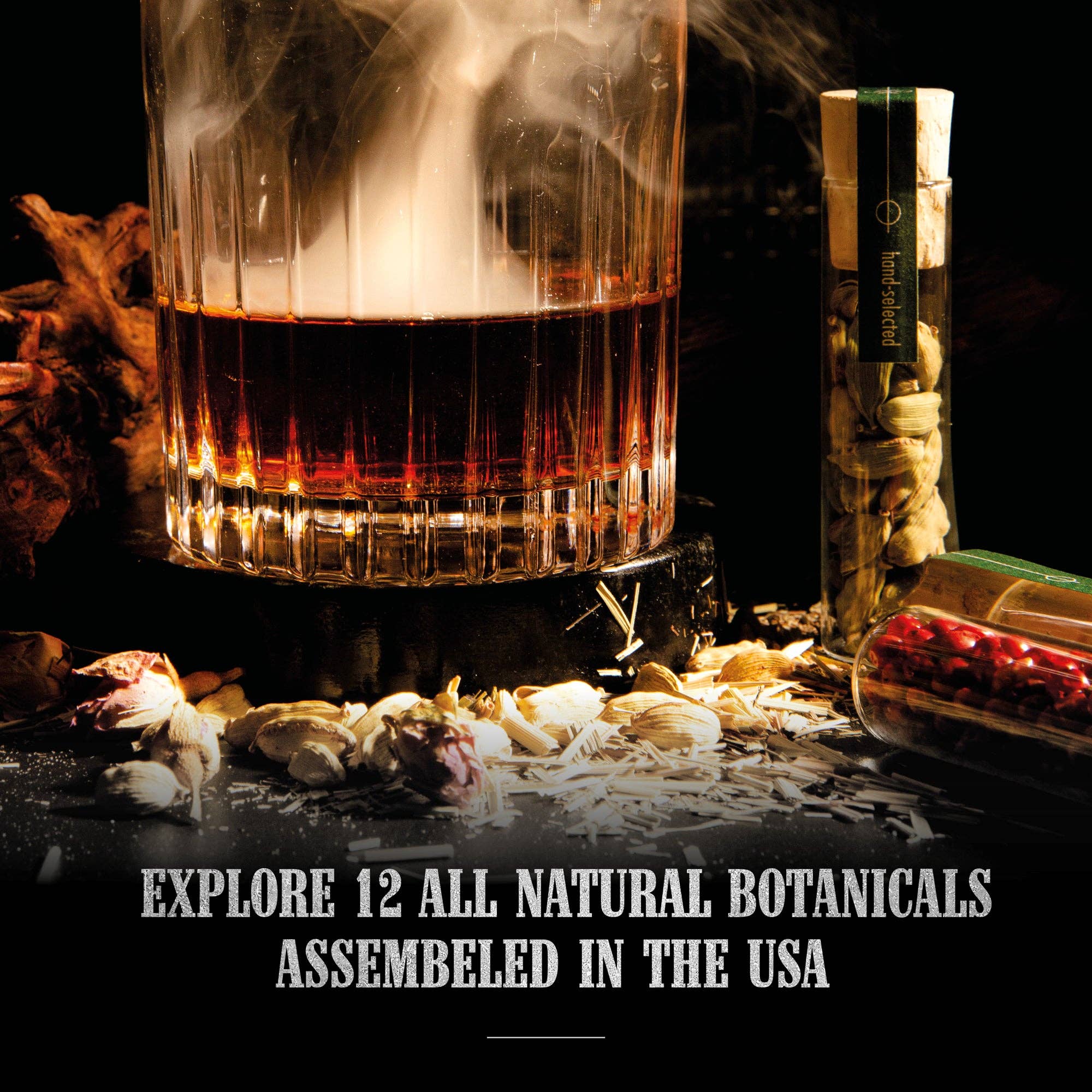 Craftly - Venta al por mayor Kit para preparar bebidas - Whiskey Smoker Kit: set para ahumar whisky y bourbon DIY | Infusion mit reichhaltigen Raucharomen | Geschenk für Whisky-Liebhaber und Hobby-Barkeeper5