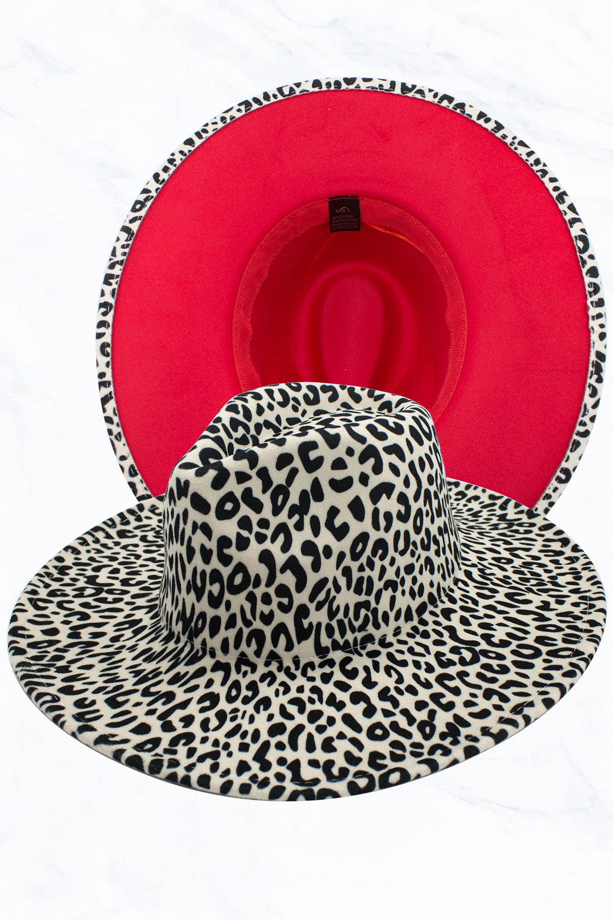 Suzie Q USA - Wholesale Fedora - Women's - leopard print Fedora Hats0