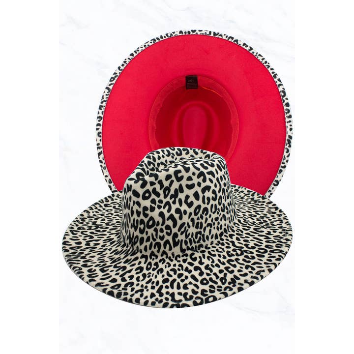 Suzie Q USA - Wholesale Fedora - Women's - leopard print Fedora Hats