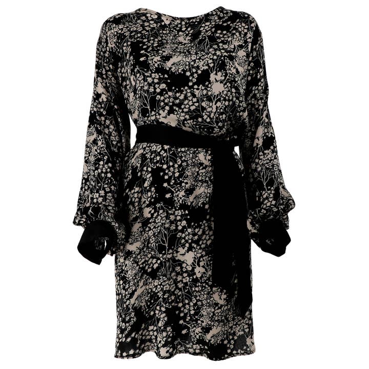 Lienne Black Short Dress for wholesale by Karakorum