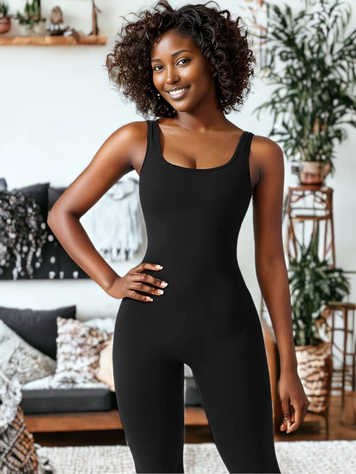 Active by Anna-Kaci - Wholesale Unitard - Women's - Hip Lifting Tight-Fitting Yoga One-Piece Fitness Clothes8