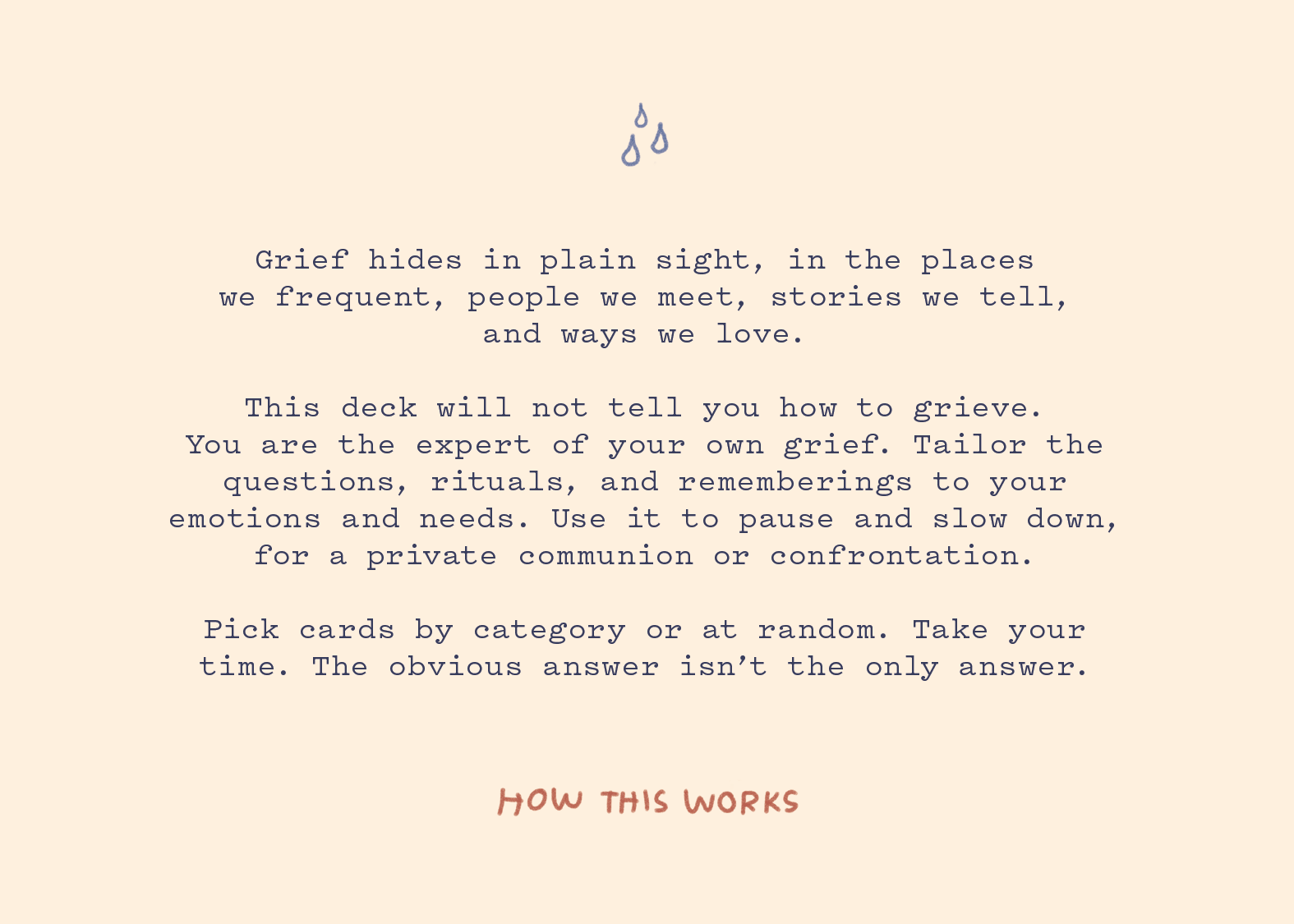 People I've Loved - Vente Cartes de tarot - Sitting With Sadness Deck10