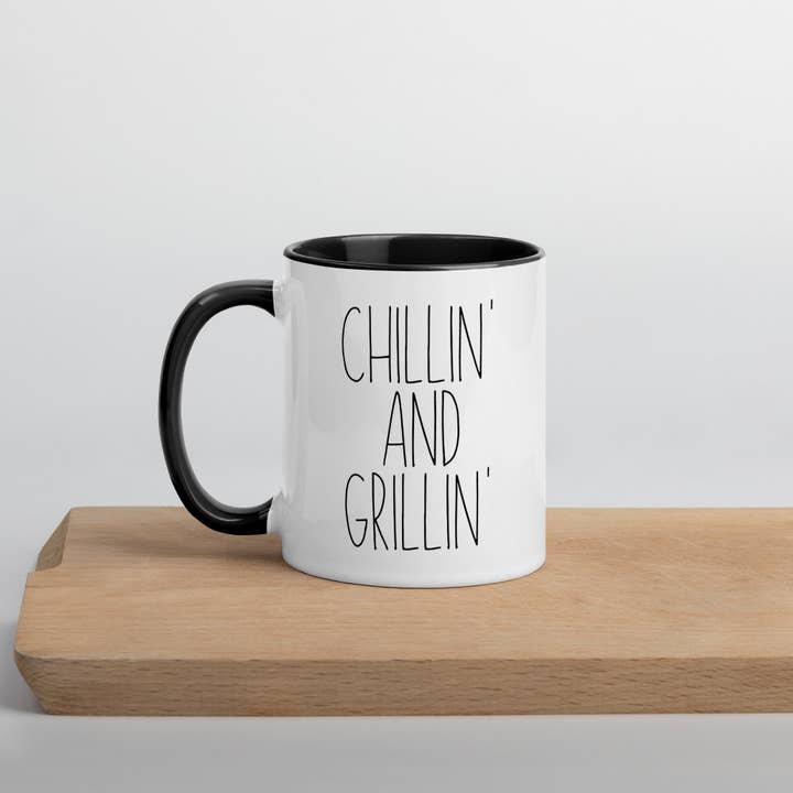 Chillin and Grillin Coffee Mug for wholesale by Jetpack Mugs
