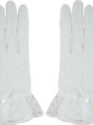 Hvide blondehandsker - Børn for engroshandel hos Dress Up America