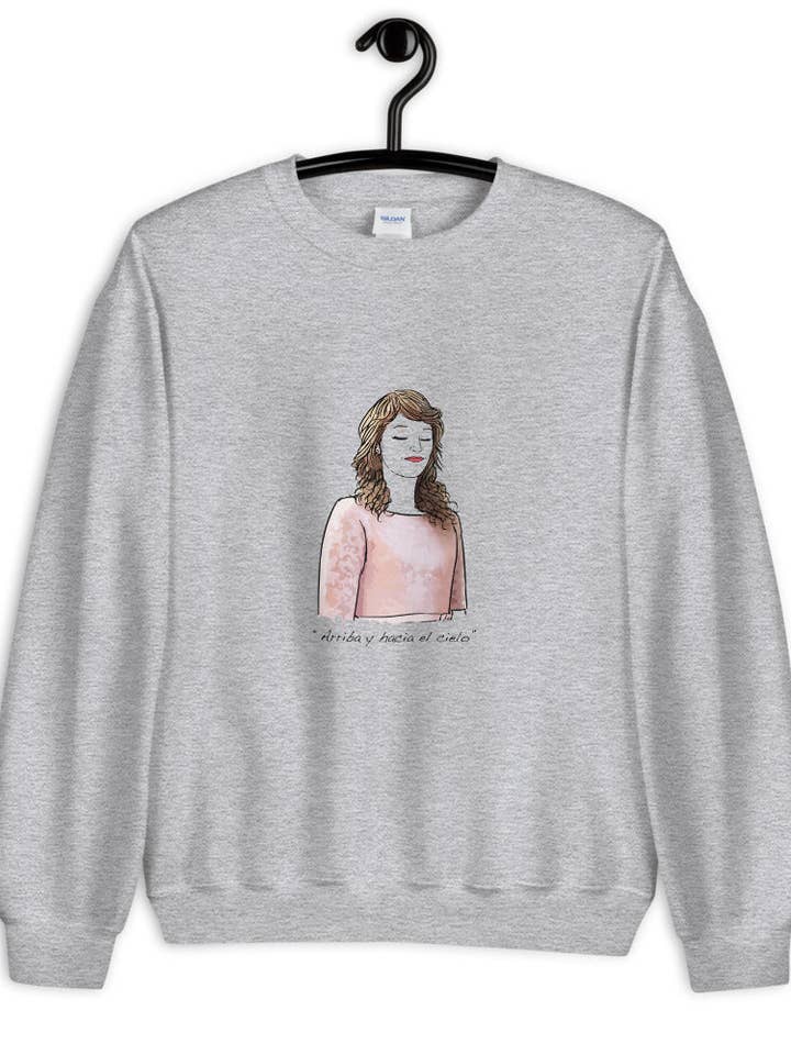 Montserrat Bellido Durán sweatshirt, Flos Mariae for wholesale by El loco del Pelo Rizo
