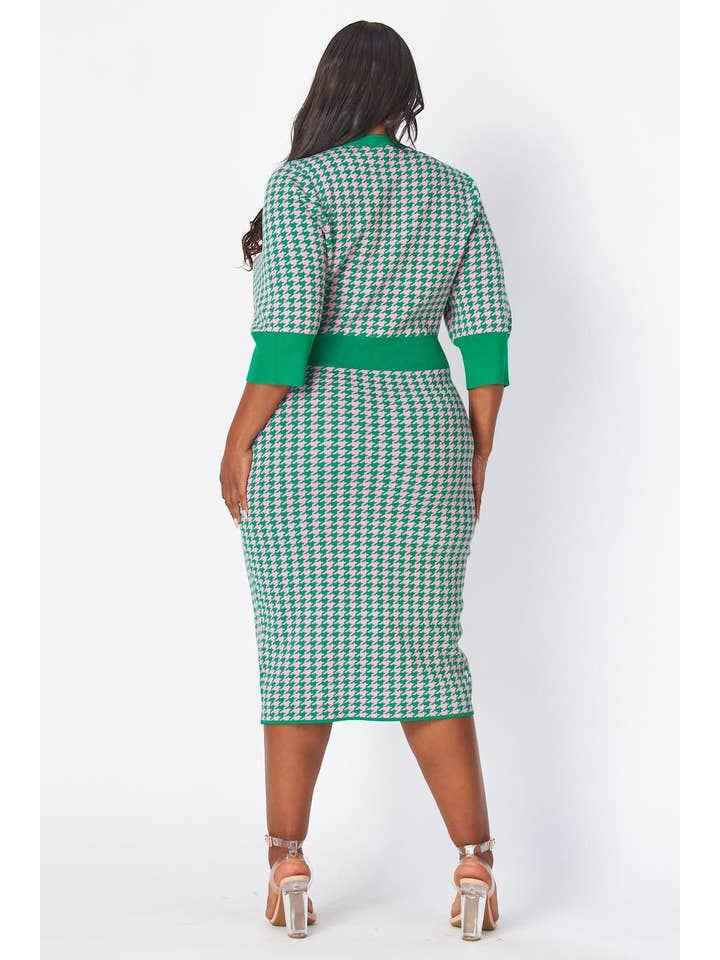 Green Plus Dress for wholesale on Faire