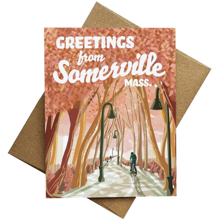 Kat Maus Haus Illustration - Wholesale Everyday Greeting Card - Somerville, Ma Greeting Card