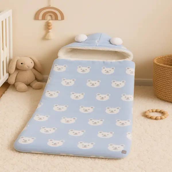 Minutus - Wholesale Sleepsack - Baby - Fleece jacket with hood and little ears0